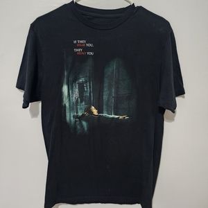 A Quiet Place Horror Movie Poster Black T-Shirt New! Emily Blunt Size M